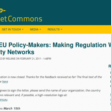 Policy Recommendations For Sustaining Community Networks